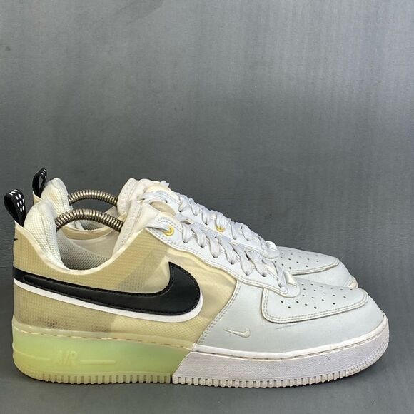 Nike Air Force 1 React \'Sail Barely Volt sneaker shoes mens size  9.5 main image 4